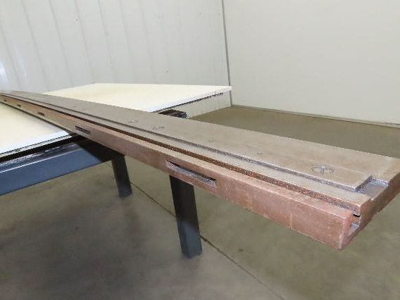 Press Brake Die 96-3/4" Long 5" Wide Flat Die 1" Thick 1/2" Tang
