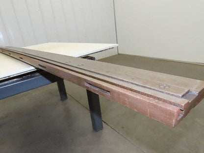 Press Brake Die 96-3/4" Long 5" Wide Flat Die 1" Thick 1/2" Tang