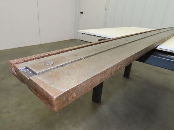 Press Brake Die 96-3/4" Long 5" Wide Flat Die 1" Thick 1/2" Tang