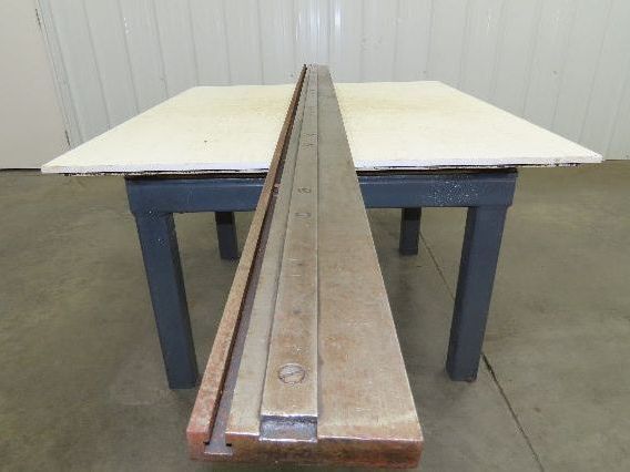 Press Brake Die 96-3/4" Long 5" Wide Flat Die 1" Thick 1/2" Tang