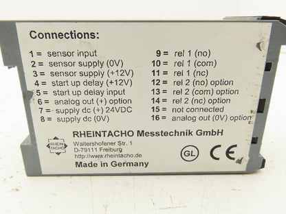 Rheintacho 5813.200 Programmable Speedmonitor Controller