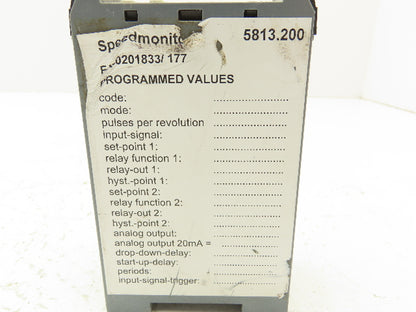 Rheintacho 5813.200 Programmable Speedmonitor Controller