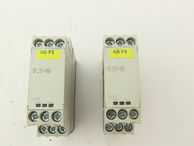 Eaton EMT6 Thermistor Motor Protection Relay 24V Lot of 2