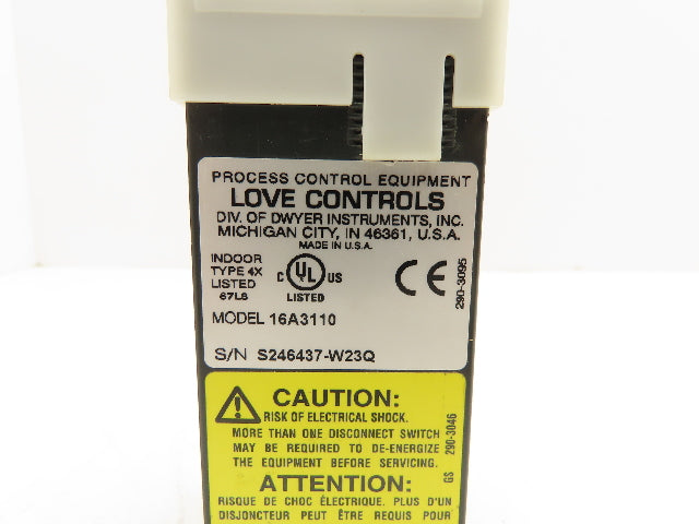 Love Controls 16A3110 Temperature Process Controller SSR Output Dwyer