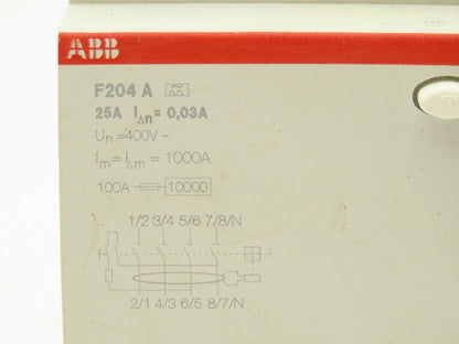 ABB 2CSF204101R1250 Residual Current Circuit Breaker 25A