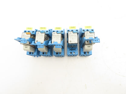 Finder 55.33.9.024.0010 Terminal Relay Socket 24V Coil Lot of 5
