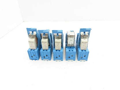 Finder 55.33.9.024.0010 Terminal Relay Socket 24V Coil Lot of 5