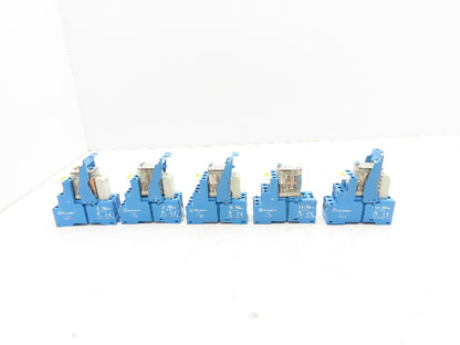Finder 55.33.9.024.0010 Terminal Relay Socket 24V Coil Lot of 5