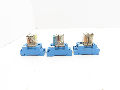 Finder 56.32.8.125.0000 Terminal Relay Socket 125V Coil Lot of 3