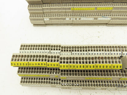 Weidmuller ZDT 2,5/2 Double Tier Terminal Block Cross Connector Lot of 190