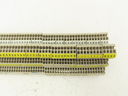 Weidmuller ZDT 2,5/2 Double Tier Terminal Block Cross Connector Lot of 190