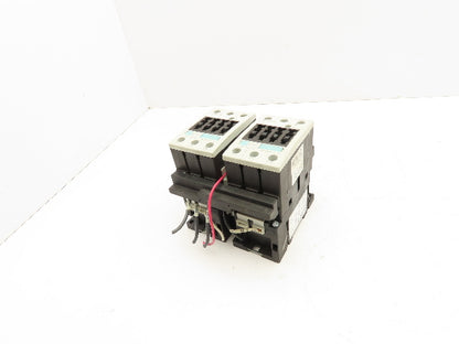 Siemens 3RA1334-8XB30-1AK6 Reversing Contactor 3-Pole 600V 3PH 120V Coil