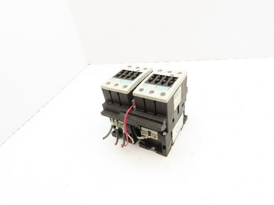Siemens 3RA1334-8XB30-1AK6 Reversing Contactor 3-Pole 600V 3PH 120V Coil