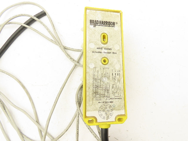 Brad Harrison BTY802N-FBP Woodhead MPIS Actuator 8 Port NPN Unit M12 Cord 48"