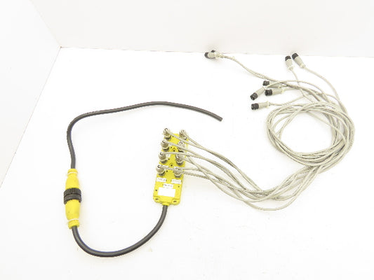 Brad Harrison BTY802N-FBP Woodhead MPIS Actuator 8 Port NPN Unit M12 Cord 48"