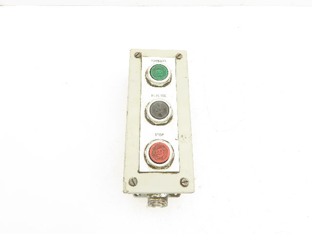 SCE E-69392 Electrical Pushbutton Enclosure Forward/Reverse/Stop AB Buttons