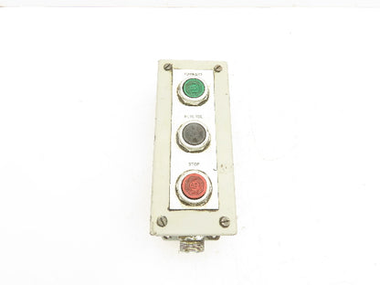 SCE E-69392 Electrical Pushbutton Enclosure Forward/Reverse/Stop AB Buttons