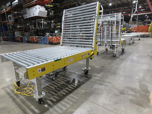 ConveyX 52"x 20' MDR Motorized Roller Conveyor 48"BF Manual Drive Thru Gate 115V