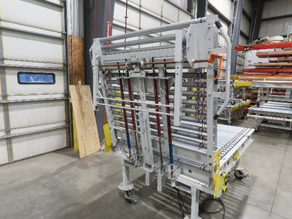 ConveyX 52"x 20' MDR Motorized Roller Conveyor 48"BF Manual Drive Thru Gate 115V