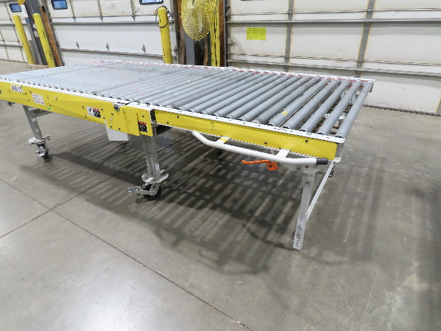 ConveyX 52"x 20' MDR Motorized Roller Conveyor 48"BF Manual Drive Thru Gate 115V