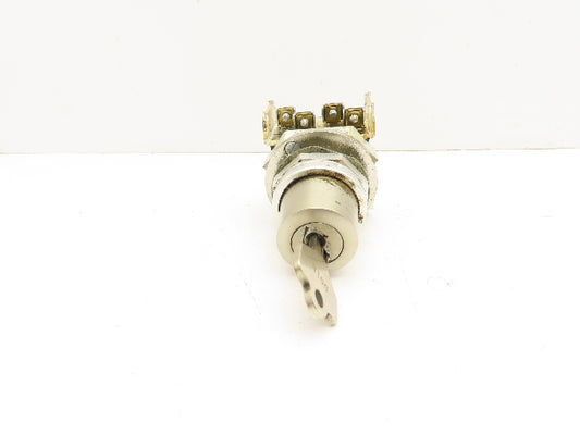 Allen Bradley 800T-N61KF4 Cylinder Lock 4 Position Switch Keyed Maintained 30mm