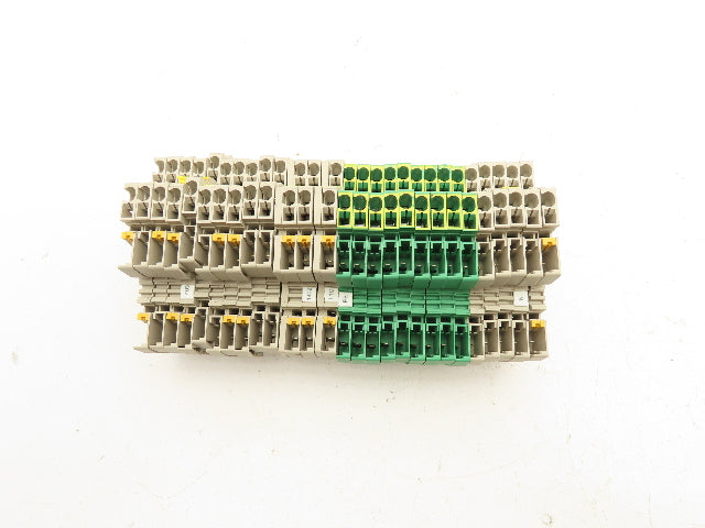 Weidmuller ZDT 2,5/2 Double Tier Terminal Block Cross Connector Lot of 18