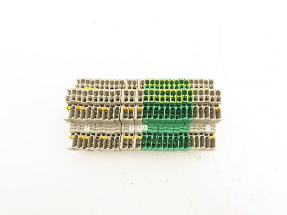 Weidmuller ZDT 2,5/2 Double Tier Terminal Block Cross Connector Lot of 18