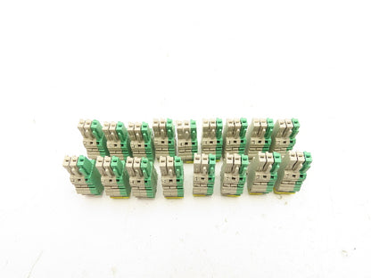 Weidmuller ZDT 2,5/2 Double Tier Terminal Block Cross Connector Lot of 18