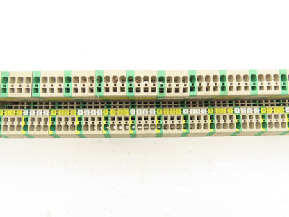 Weidmuller ZT 4/1AN ZT 4/2AN/1 Pluggable Terminal Block DIN Rail Lot of 70