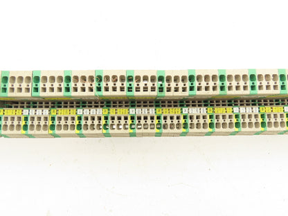 Weidmuller ZT 4/1AN ZT 4/2AN/1 Pluggable Terminal Block DIN Rail Lot of 70