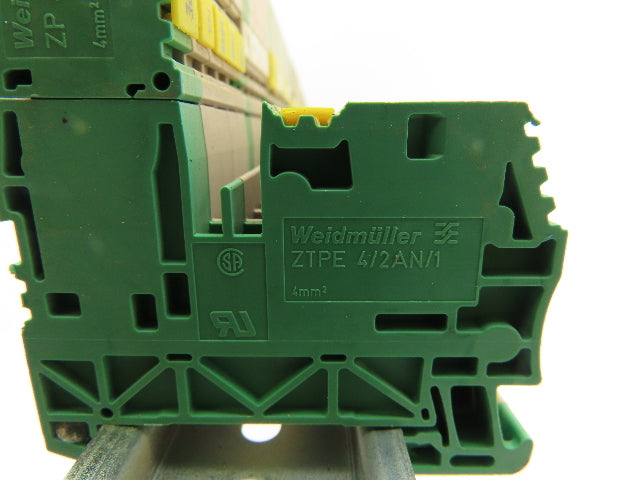 Weidmuller ZT 4/1AN ZT 4/2AN/1 Pluggable Terminal Block DIN Rail Lot of 70