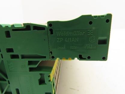 Weidmuller ZT 4/1AN ZT 4/2AN/1 Pluggable Terminal Block DIN Rail Lot of 70