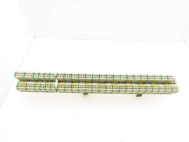 Weidmuller ZT 4/1AN ZT 4/2AN/1 Pluggable Terminal Block DIN Rail Lot of 70