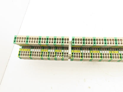 Weidmuller ZT 4/1AN ZT 4/2AN/1 Pluggable Terminal Block DIN Rail Lot of 70