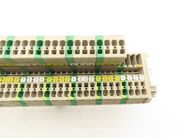 Weidmuller ZT 4/1AN ZT 4/2AN/1 Pluggable Terminal Block DIN Rail Lot of 70