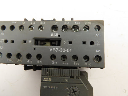ABB VB7-30-01 Reversing Contactor Thermal Overload Relay T16-1.3 16A 600V