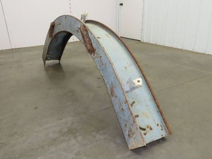 Gorbel Cleveland Tramrail 90° Curve Monorail Runway Beam 10"x 92"x 3.25" Flange