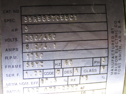 Vickers PSSP System-Pak II Hydraulic Power Unit 12gal 5gpm Pump 1000psi 3Hp 460V