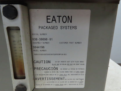 Vickers PSSP System-Pak II Hydraulic Power Unit 12gal 5gpm Pump 1000psi 3Hp 460V