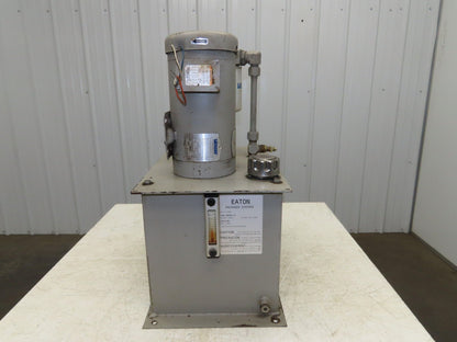Vickers PSSP System-Pak II Hydraulic Power Unit 12gal 5gpm Pump 1000psi 3Hp 460V