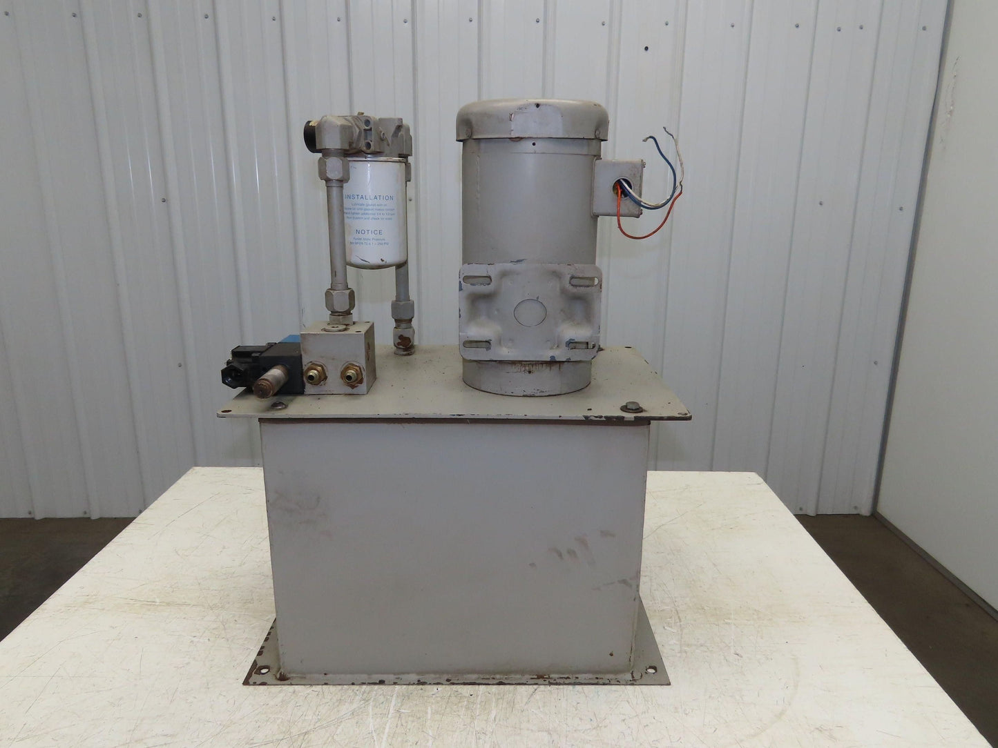 Vickers PSSP System-Pak II Hydraulic Power Unit 12gal 5gpm Pump 1000psi 3Hp 460V
