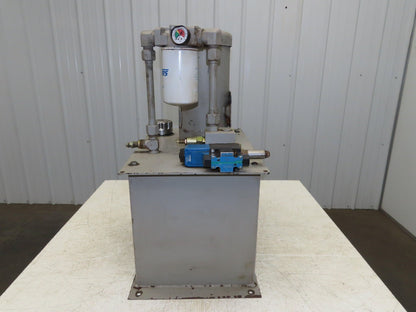 Vickers PSSP System-Pak II Hydraulic Power Unit 12gal 5gpm Pump 1000psi 3Hp 460V