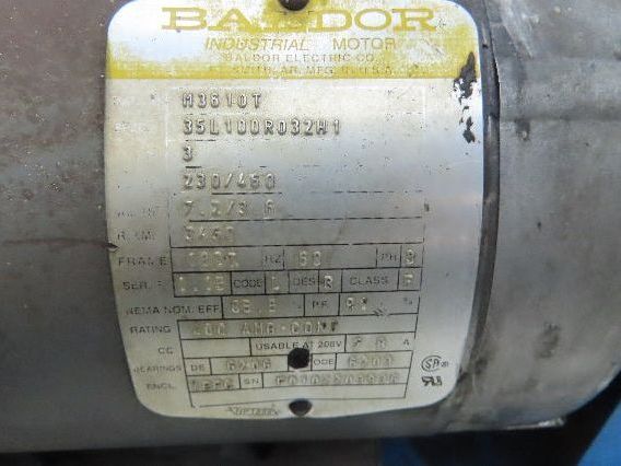 Goulds 3BFFRMD0 3756S Centrifugal Pump 1.5x2" NPT 3Hp 3450rpm 230/460V 3PH