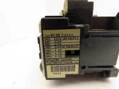 Fuji Electric SC-05 Magnetic Contactor Assembly 110V Coil