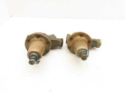 Watts 5M3/U5 Water Pressure Regulator Valve 3/4" Brass 25-75psi  Lot of 2