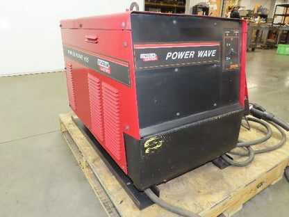Lincoln Power Wave 455 Mig Welder 450 Amp Wire Feed Welding Power Supply Tested