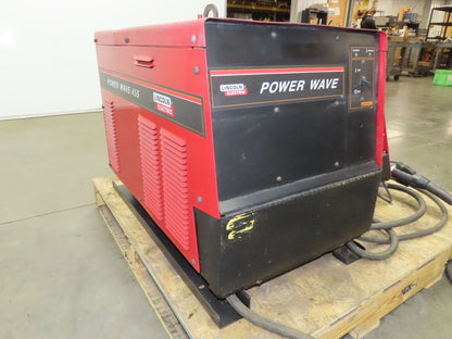Lincoln Power Wave 455 Mig Welder 450 Amp Wire Feed Welding Power Supply Tested