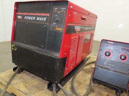 Lincoln Power Wave 455 Mig Welder 450 Amp Wire Feed Welding Power Supply Tested