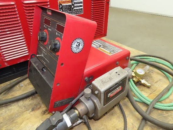 Lincoln Power Wave 455 Mig Welder 450 Amp Wire Feed Welding Power Supply Tested