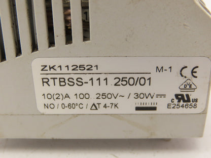 Rubsamen & Herr RTBSS-111 Control Cabinet Thermostat Module 10A 250V